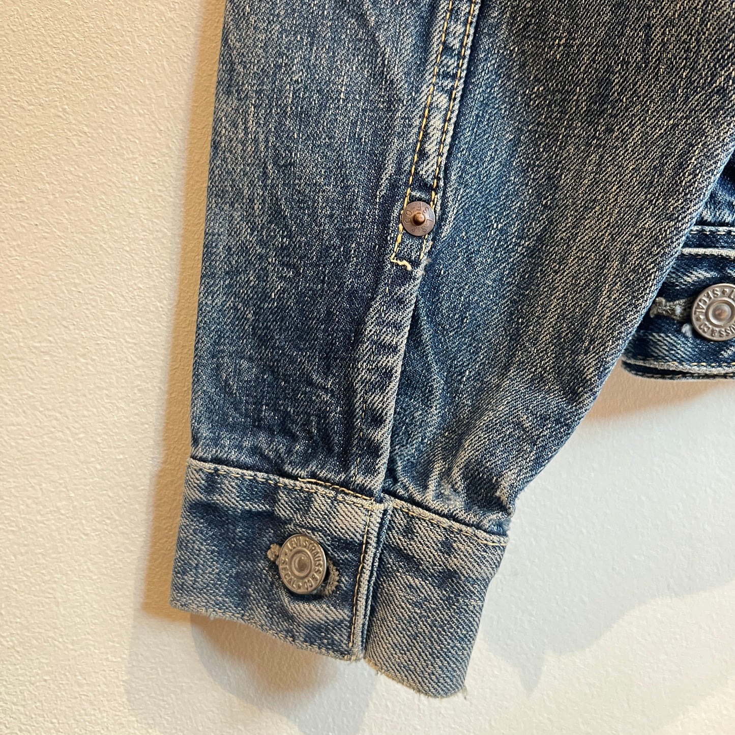1950s Levi's 507XX (Early Version) Denim Jacket with Pioneer Bar Red Patch