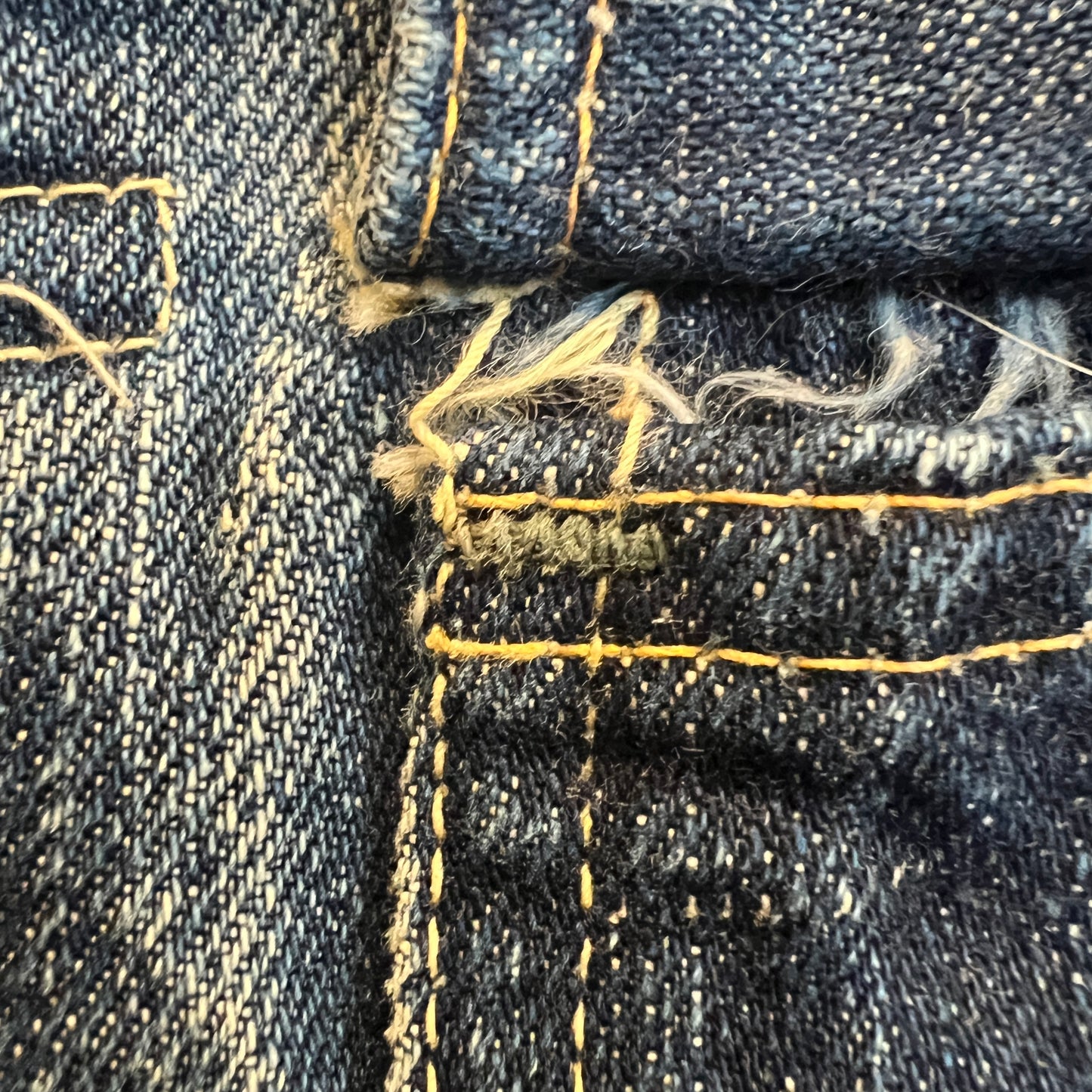 1950s Levi's 507XX (Early Version) Denim Jacket with Pioneer Bar Red Patch