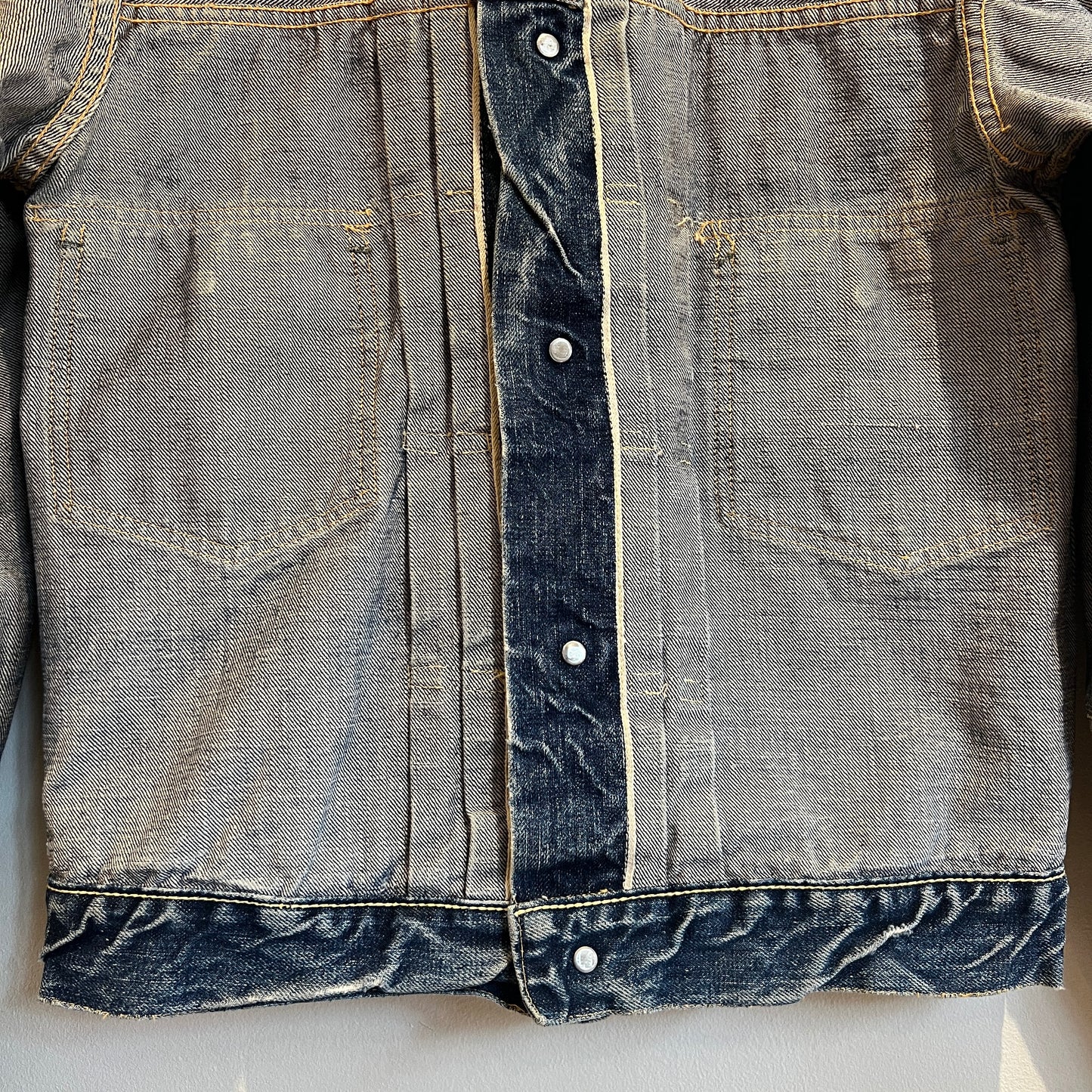 1950s Levi's 507XX (Early Version) Denim Jacket with Pioneer Bar Red Patch