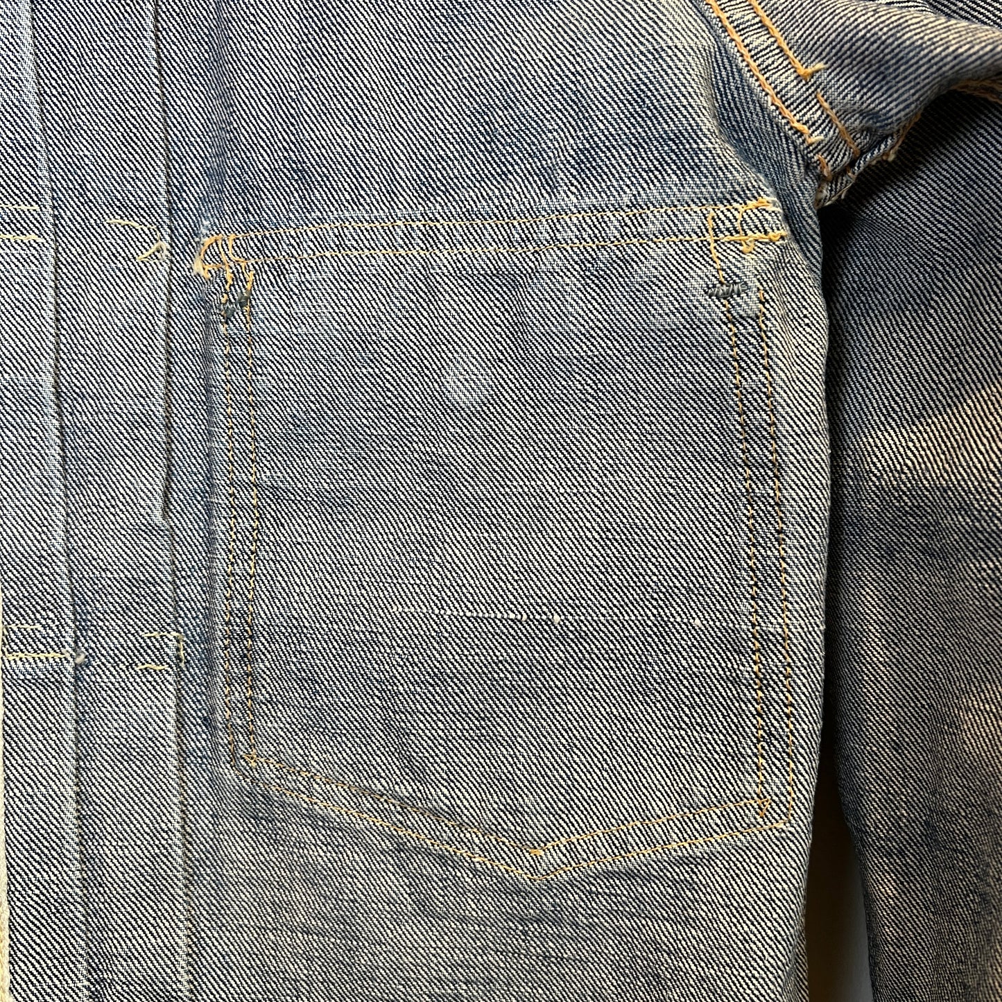 1950s Levi's 507XX (Early Version) Denim Jacket with Pioneer Bar Red Patch