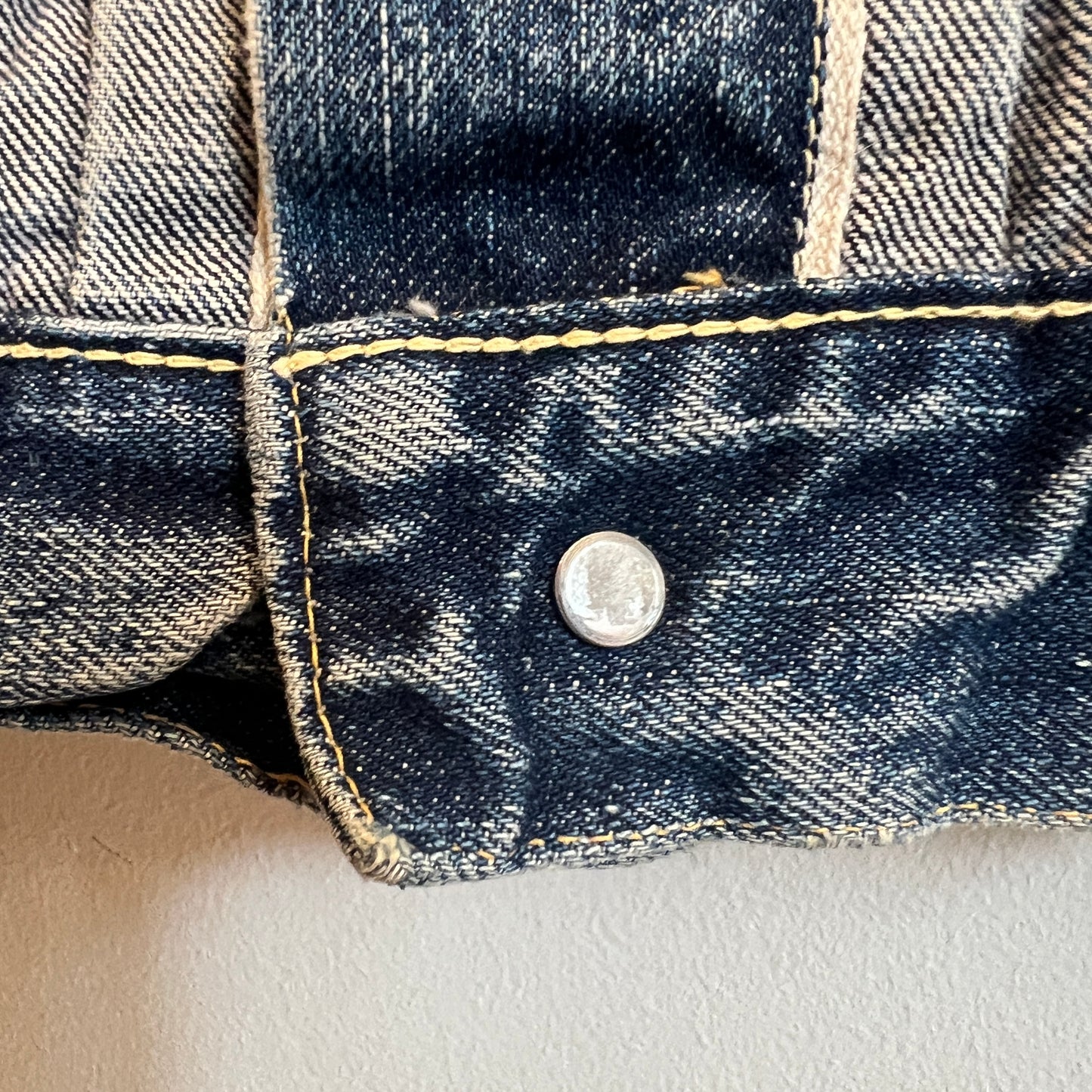 1950s Levi's 507XX (Early Version) Denim Jacket with Pioneer Bar Red Patch
