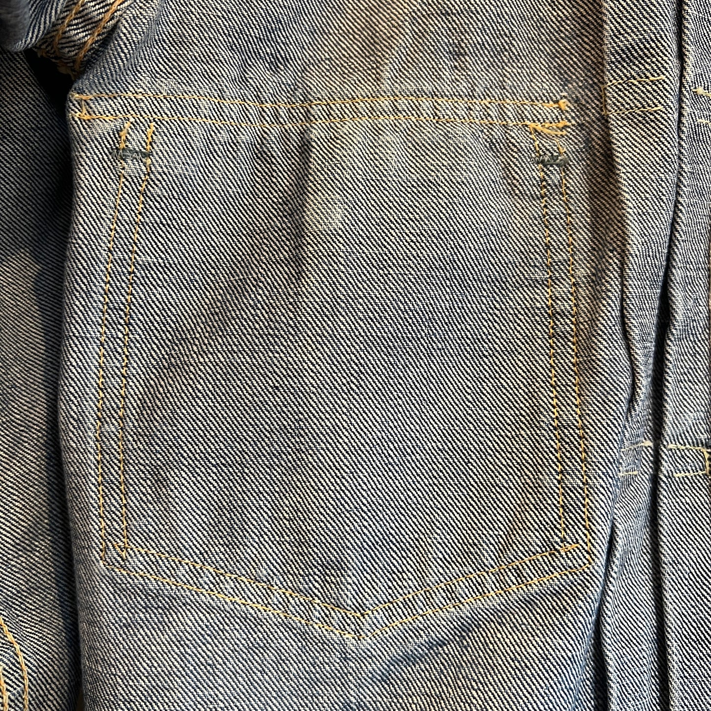 1950s Levi's 507XX (Early Version) Denim Jacket with Pioneer Bar Red Patch