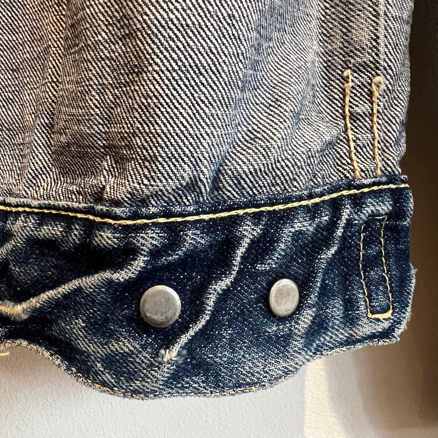 1950s Levi's 507XX (Early Version) Denim Jacket with Pioneer Bar Red Patch