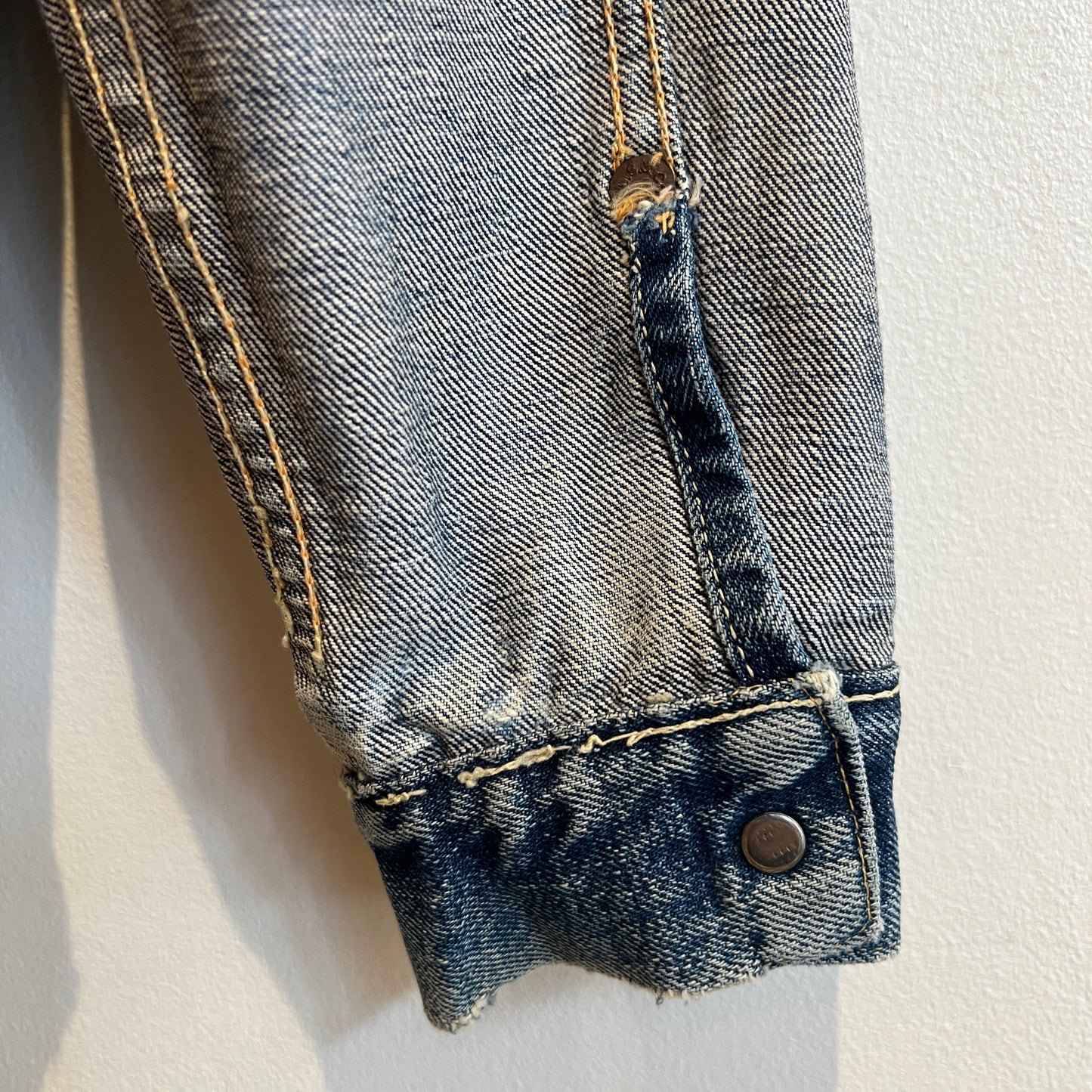 1950s Levi's 507XX (Early Version) Denim Jacket with Pioneer Bar Red Patch