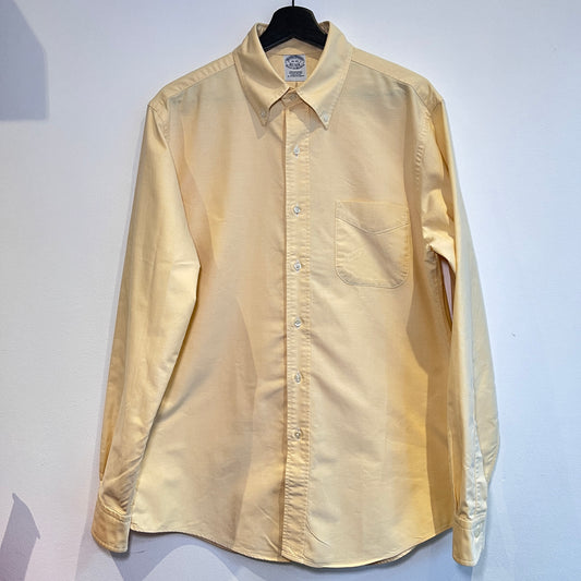 1990s Brooks Brothers Yellow Oxford Shirt