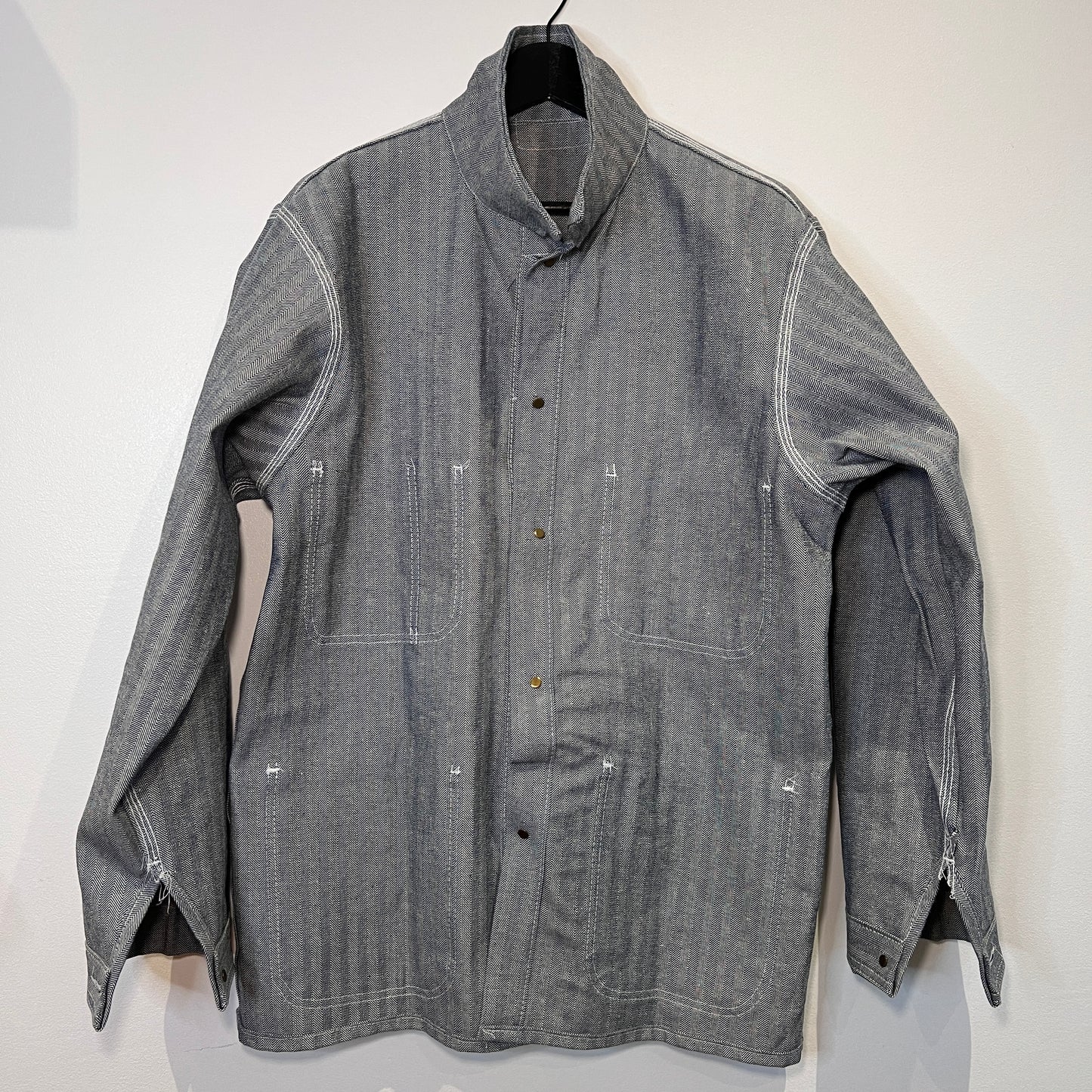 1970s Universal Overall Chicago Navy Blue HBT Chore Jacket