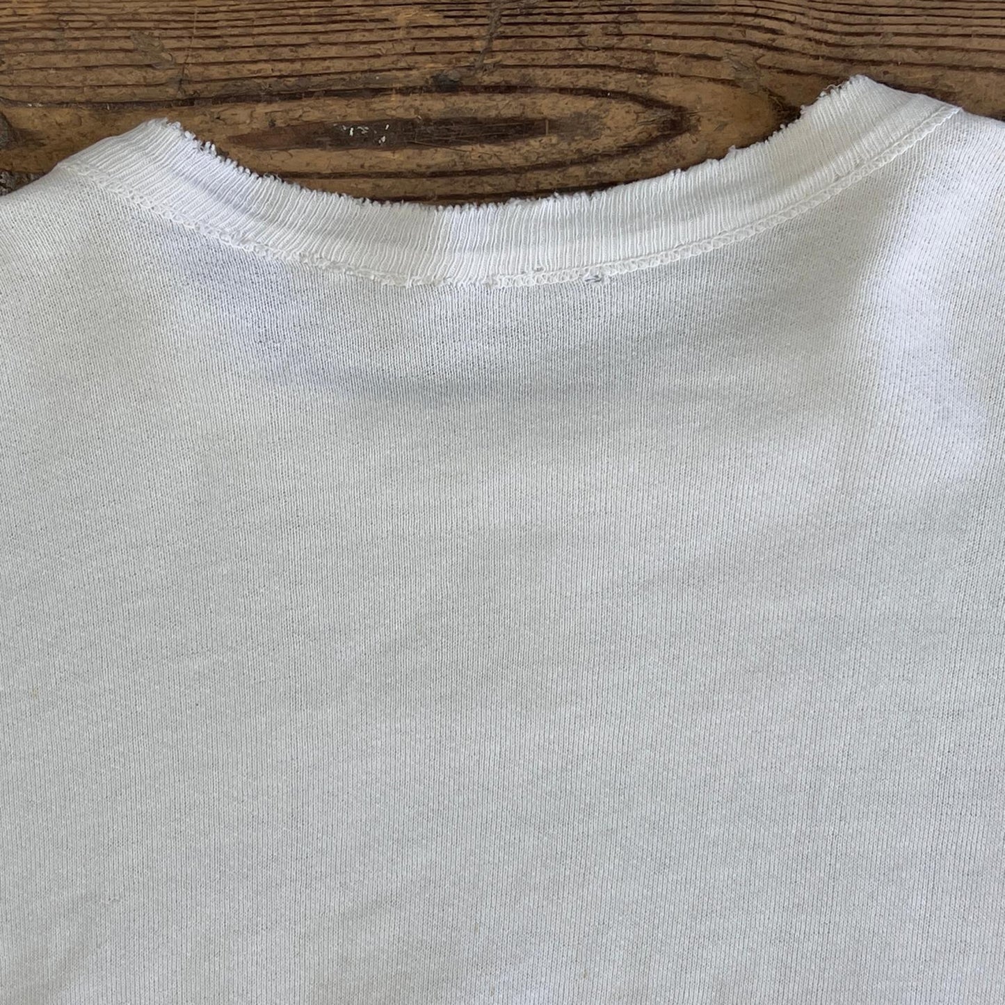 1950s Single V White Sweatshirt with American Field Service Print